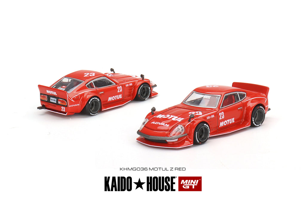 KAIDO HOUSE X MINI GT 036 - Datsun KAIDO Fairlady Z MOTUL Z V2