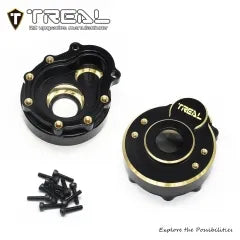 Treal TRX-4 Brass Outer Portal Covers Drive Housing 42g( 2pcs)