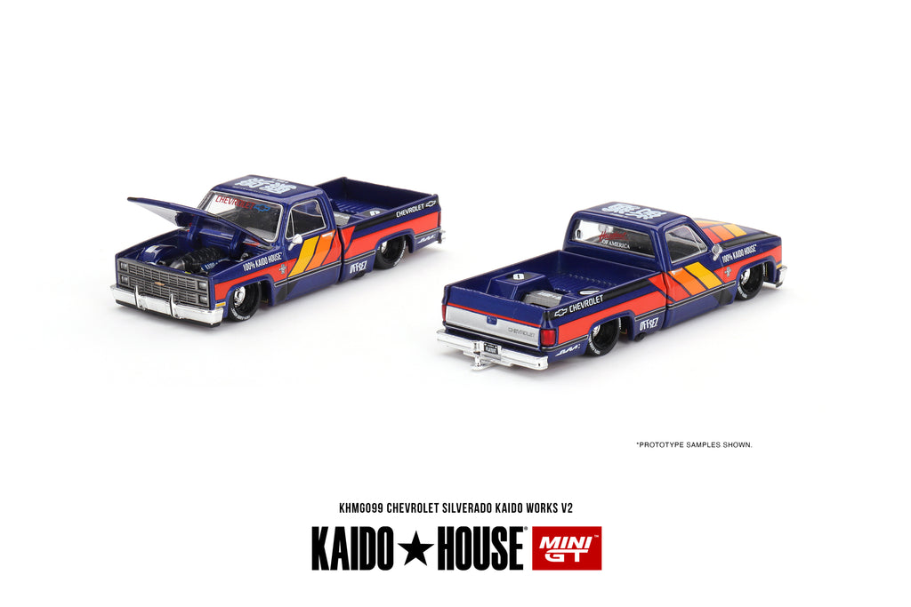 KAIDO HOUSE X MINI GT 099 - Chevrolet Silverado KAIDO WORKS V2