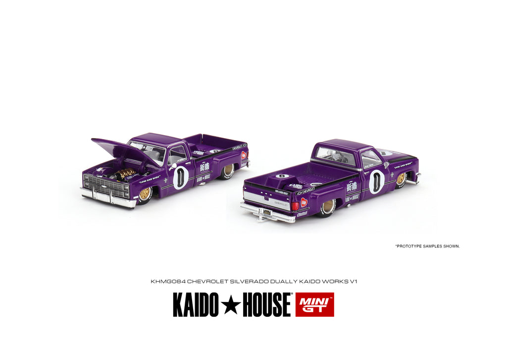 KAIDO HOUSE X MINI GT 084 - Chevrolet Silverado Dually KAIDO V1