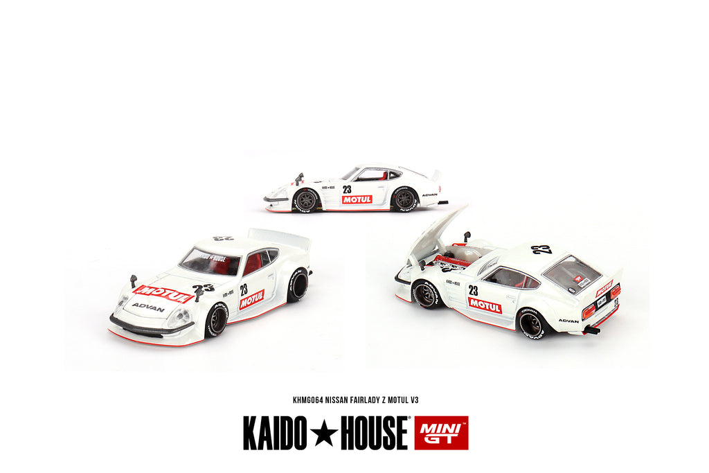 KAIDO HOUSE X MINI GT 064 - Datsun KAIDO Fairlady Z MOTUL V3