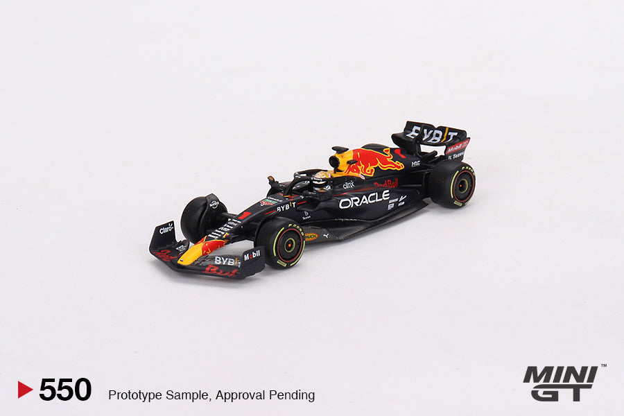 MINI GT 550 - Oracle Red Bull Racing RB18 #1 Max Verstappen 2022 Monaco Grand Prix 3rd Place