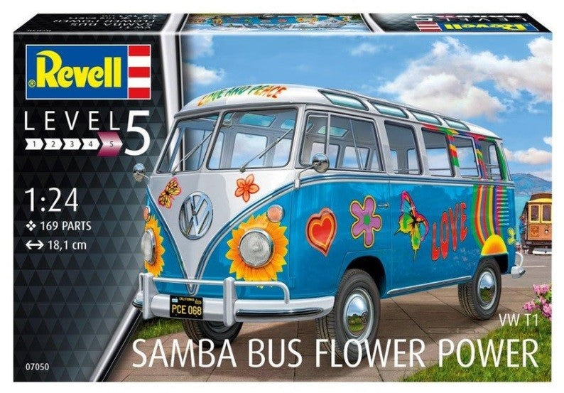 Revell 07050 - 1/24 Volkswagen T1 "Samba Bus Flower Power"