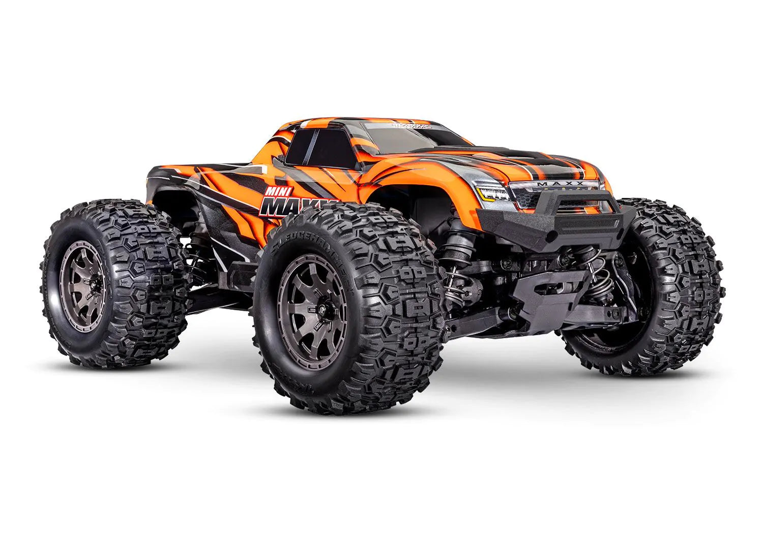 Traxxas Mini Maxx BL-2s  - Oranje (incl accu & USB lader)