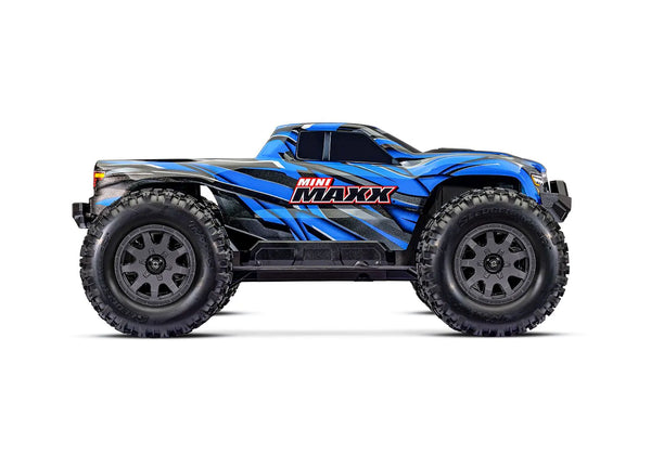 Traxxas Mini Maxx BL-2s  - Blauw (incl accu & USB lader)