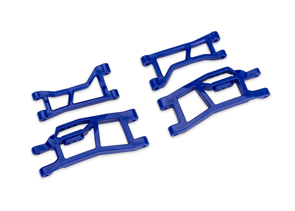 Traxxas TRX10725-BLUE - Blue WideMaxx Front Upper & Lower HD Suspension Arms