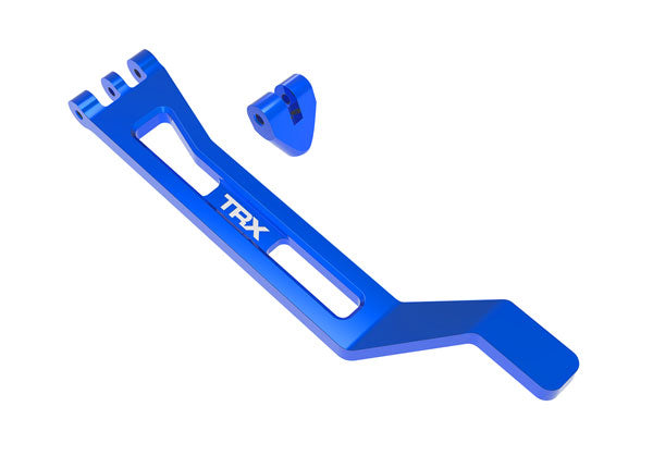 Traxxas TRX10726-BLUE - Battery hold-down, hold-down post (blue-anodized 6061-T6 aluminum)