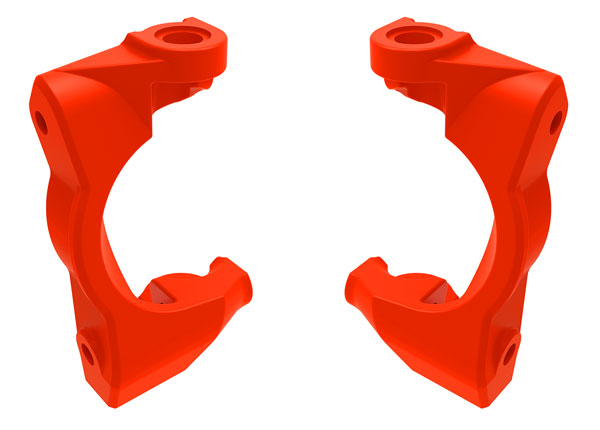 Traxxas TRX10732-RED - Caster blocks (c-hubs), left & right (red)