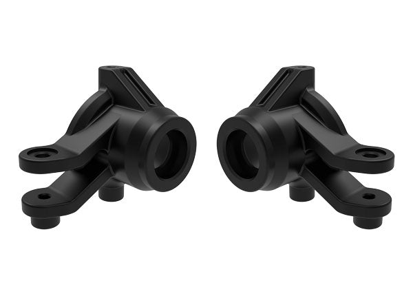Traxxas TRX10736-BLK - Steering blocks, left & right (black)
