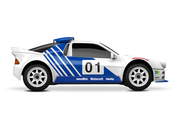 TRAXXAS MINI RALLY VXL FORD RS200 (INCL accu & USB lader)