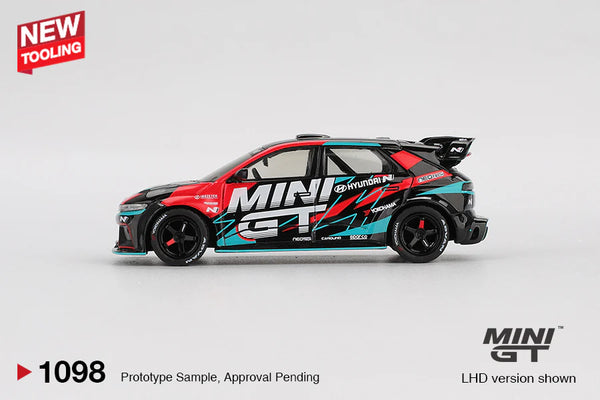 MINI GT 1098 - HYUNDAI IONIQ 5N MINI GT RS-01T TOKYO AUTO SALON 2025