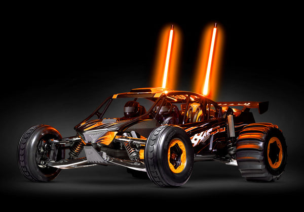 Traxxas TRX10992-ORNG - Orange LED Whip Light w/ Flex-Tech Mount
