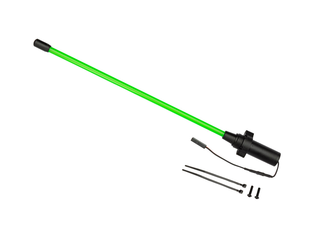 Traxxas TRX10992-GRN - Green LED Whip Light w/ Flex-Tech Mount