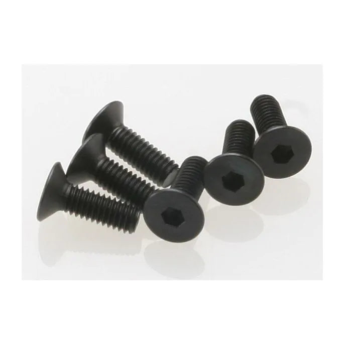Traxxas TRX2542 - Screws, 4x12mm countersunk machine (hex drive) (6)