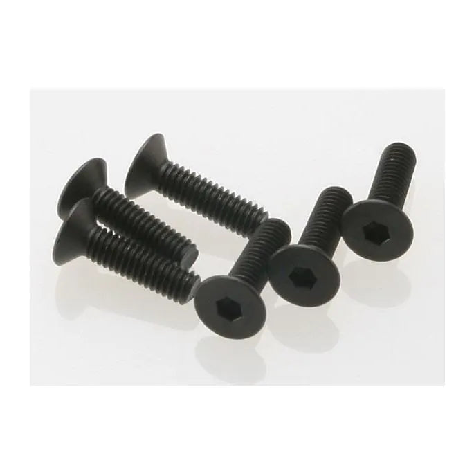 Traxxas TRX2546 - Screws, 4x15mm countersunk machine (hex drive) (6)