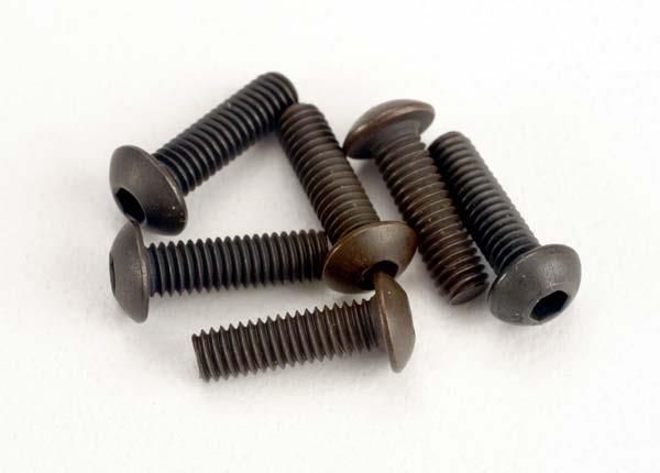 Traxxas TRX2577 - Screws, 3x10mm button-head machine (hex drive) (6)