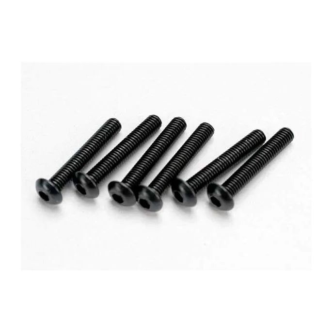 Traxxas TRX2583 - Screws, 3x18mm button-head machine (hex drive) (6)