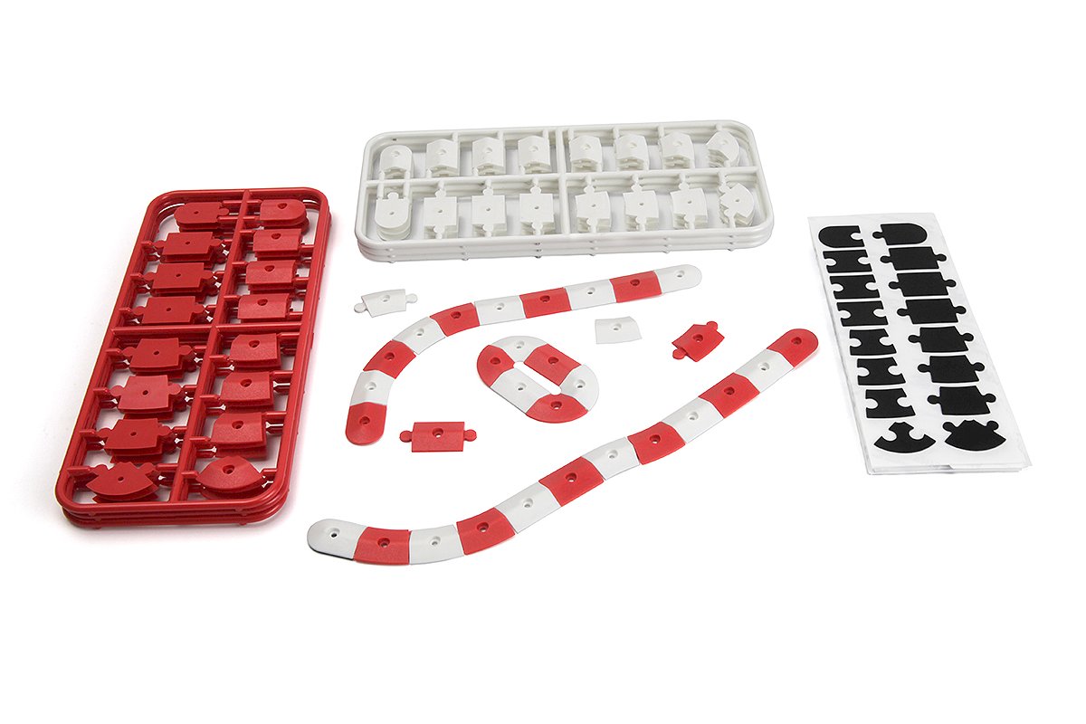 HPI Racing Nano - TTR Curb Set - Red and White (161409)