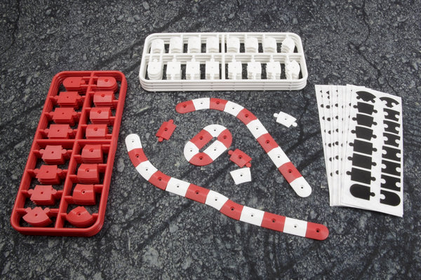 HPI Racing Nano - TTR Curb Set - Red and White (161409)
