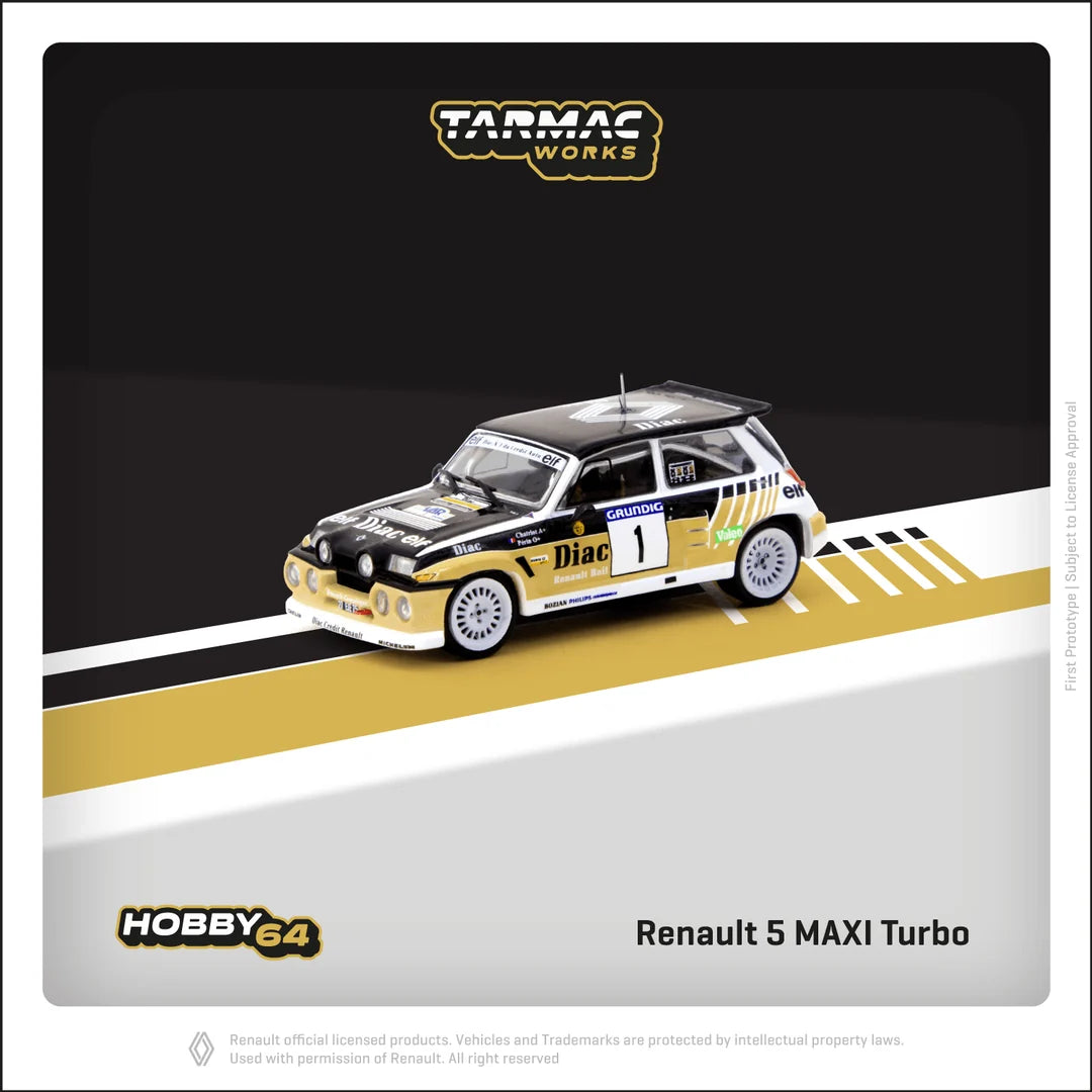 Tarmac Hobby 64 - Renault 5 Maxi Turbo Rallye Du Var 1986 #1