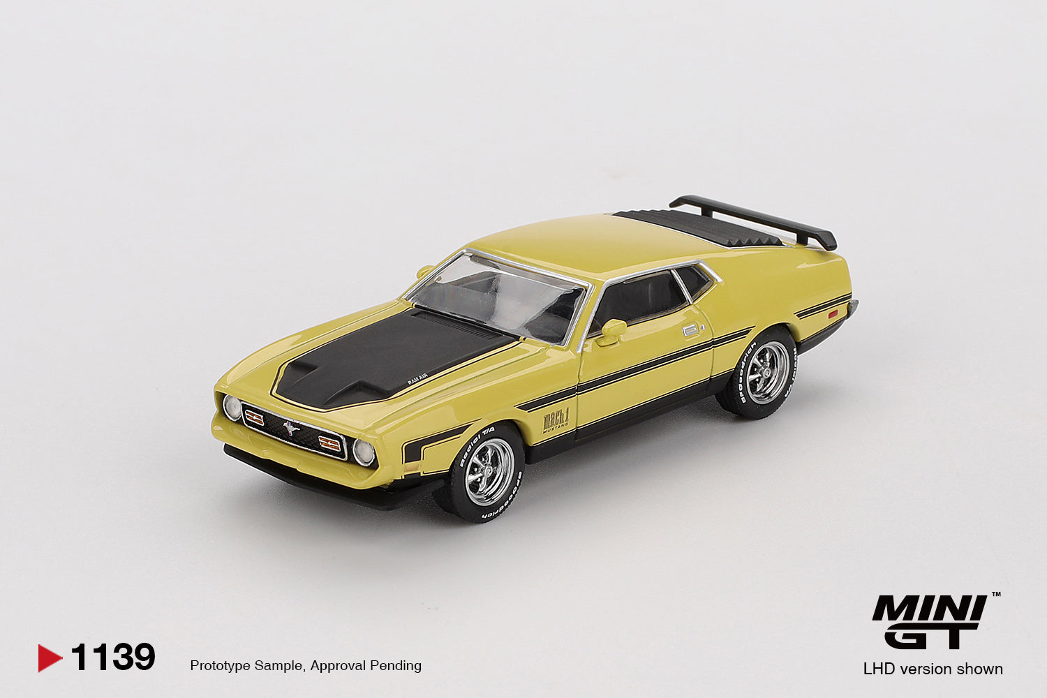 MINI GT 1139 - Ford Mustang Mach1 Grabber Yellow