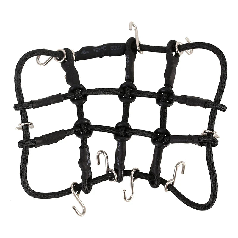 INJORA SCX24-89BK - Mini Elastic Bagage Net Accessories voor 1/24 1/18 RC Crawlers
