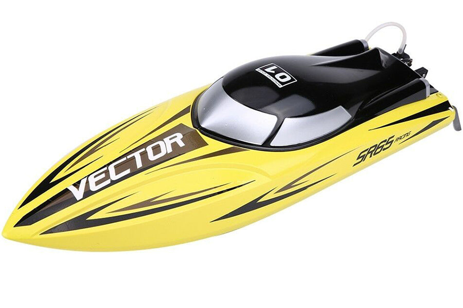 Volantex Vector SR65 Brushless Boot RTR - Geel - Incl. Accu en SkyRC E430 lader
