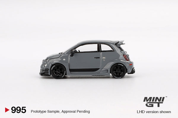 MINI GT 0995 -Abarth 595 LB-WORKS x Abas Works Grey