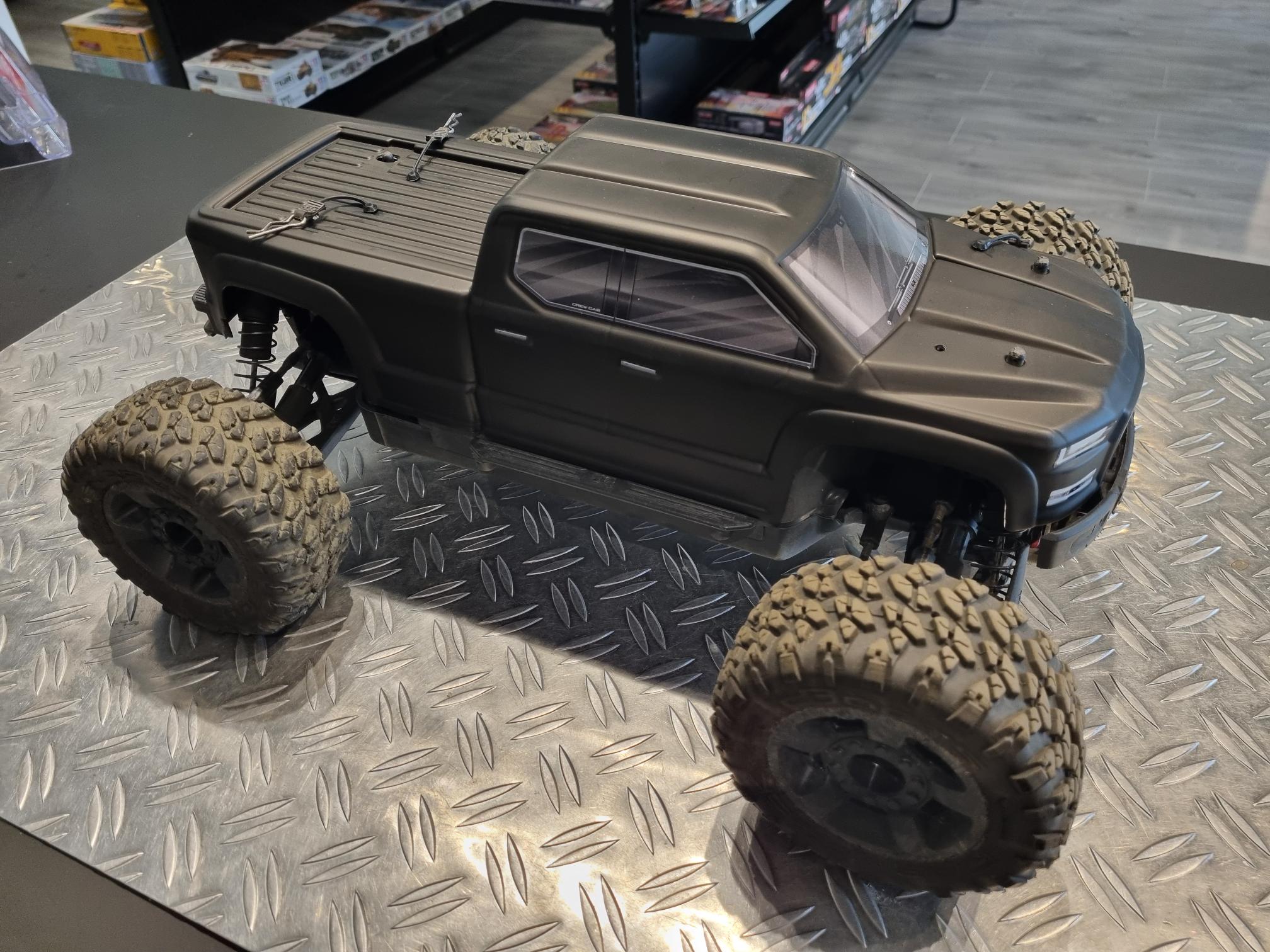 ARRMA BIG ROCK 4X4 3S BLX BRUSHLESS 1/10TH BLACK - koopjeshoek