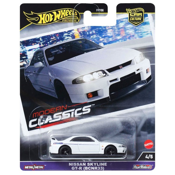 Hot Wheels Premium Car Culture Modern Classics - Nissan skyline GT-R (BCNR33) (4/5)
