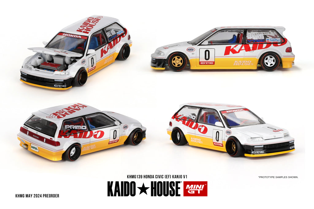 KAIDO HOUSE X MINI GT 139 - Honda Civic (EF) Kanjo V1