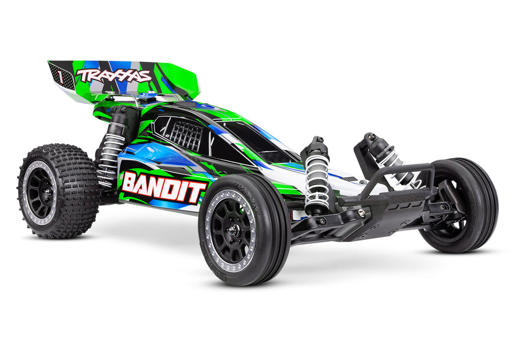 Traxxas BANDIT 1/10 2wd Brushed HD (incl accu & lader) - Groen