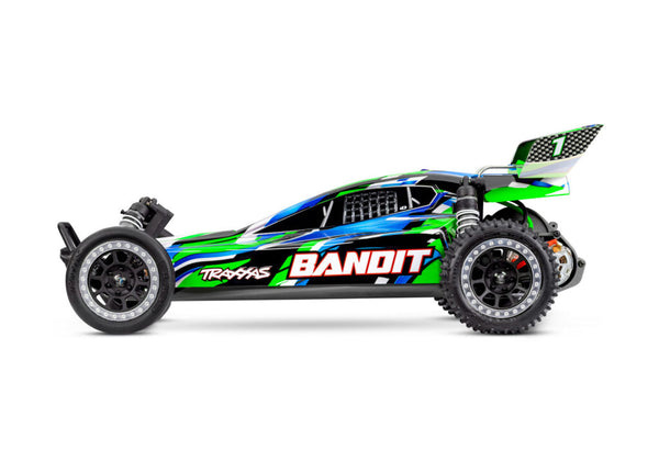 Traxxas BANDIT 1/10 2wd Brushed HD (incl accu & lader) - Groen