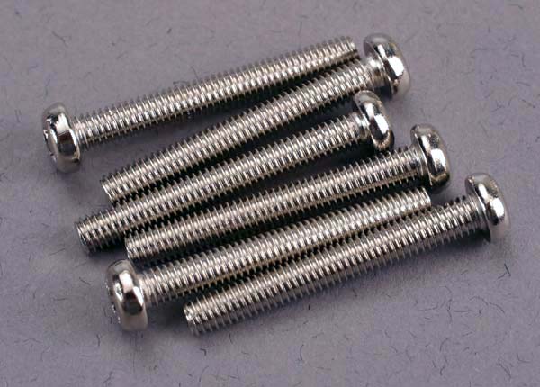 Traxxas TRX2567 - Screws, 3x23mm roundhead machine (6)