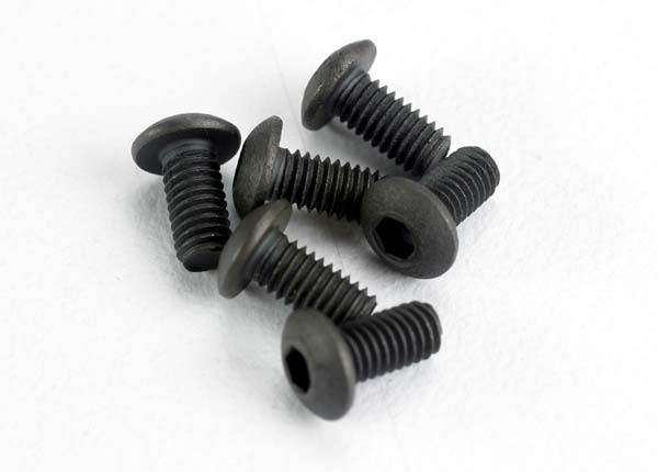 Traxxas TRX2575 - Screws, 3x6mm button-head machine (hex drive) (6)