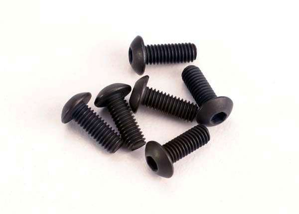 Traxxas TRX2576 - Screws, 3x8mm button-head machine (hex drive) (6)