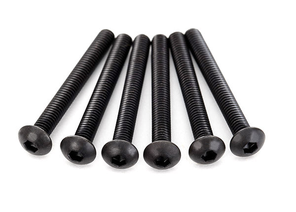 Traxxas TRX2595 - Screws, 4x35mm button-head machine (hex drive) (6)