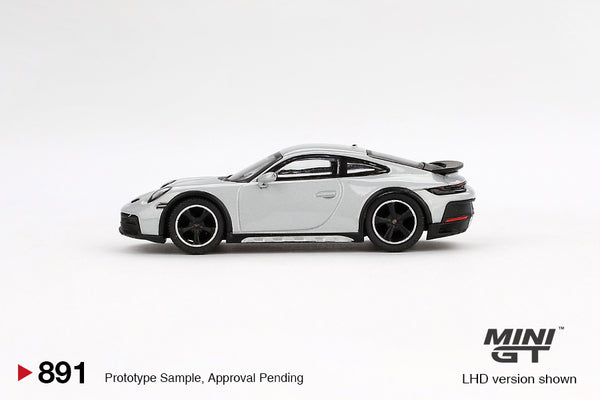 MINI GT 0891 - Porsche 911 Dakar Ice Gray Metallic