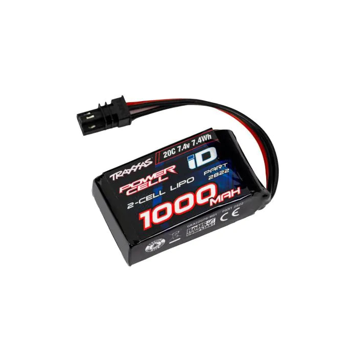 Traxxas TRX2822 - Power Cell LiPo 1000mAh 7.4V 2S 20C (kopie)