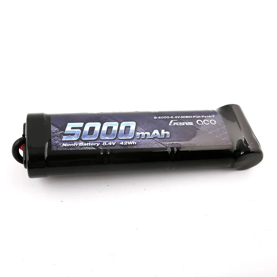 Gens Ace 5000Mah 8.4v NiMH Flat Pack Batterij - Deans / T