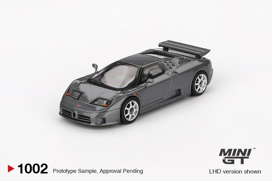 MINI GT 1002 - Bugatti EB110 Super Sport Grigio Scuro