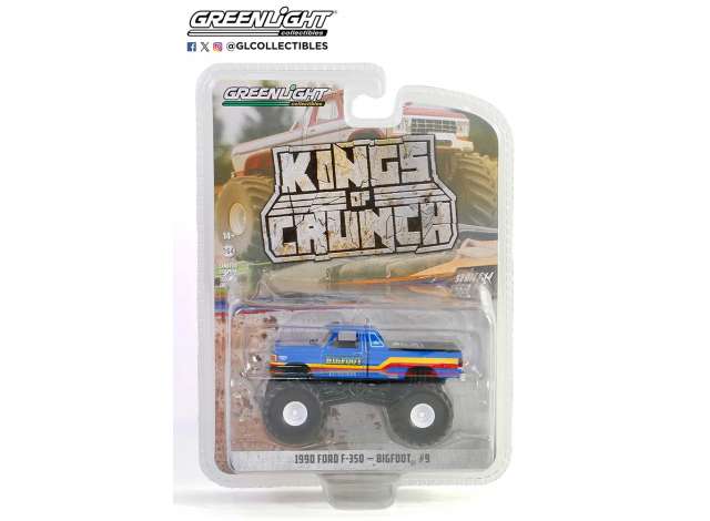 Greenlight Kings of Crunch Series 14 -1990 Ford F-350 Monster Truck Bigfoot #9 (4/6)