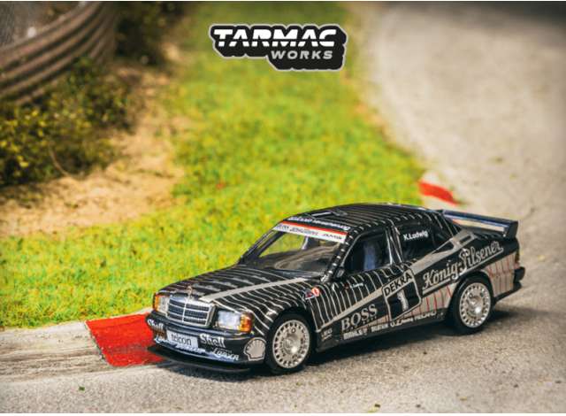 Tarmac Works - 1/64 1989 Mercedes-Benz 190 E 2.5-16 EVO 1 #1 Klaus Ludwig, DTM 1989