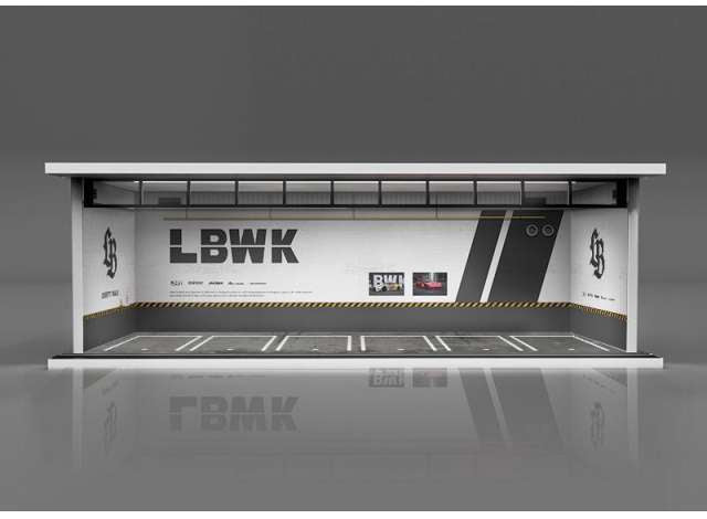 1/64 Parking Garage - LBWK with LED light