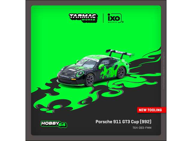 Tarmac Works - Porsche 911 GT3 Cup (992) Fire Monkey Motorsport