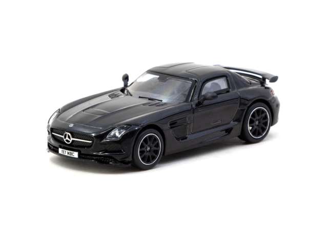 Tarmac Works - Mercedes-Benz SLS AMG Coupé Black Series, black metallic
