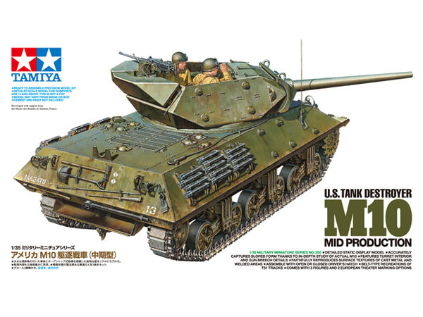 Tamiya 35350 - 1/35 US Panzerjäger M10 (3) Mittl. Prod.