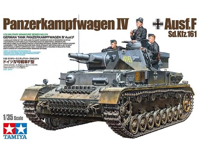 Tamiya 35374 - 1/35 German Tank Panzerkampfwagen IV Ausf.F