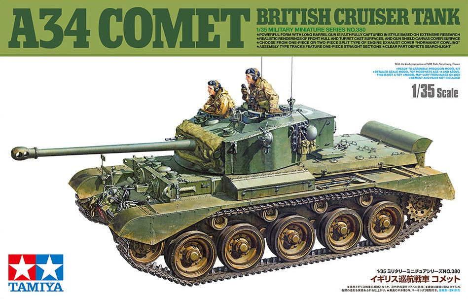 Tamiya 35380 - 1/35 A34 Comet British Cruiser Tank