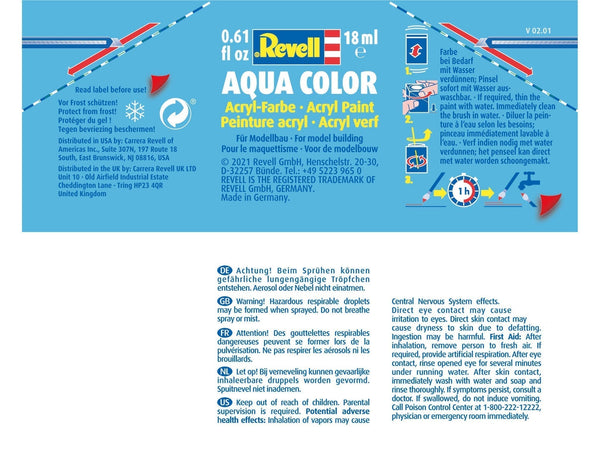Revell Aqua 36149 acrylverf op waterbasis 18ml - Licht blauw, mat #49
